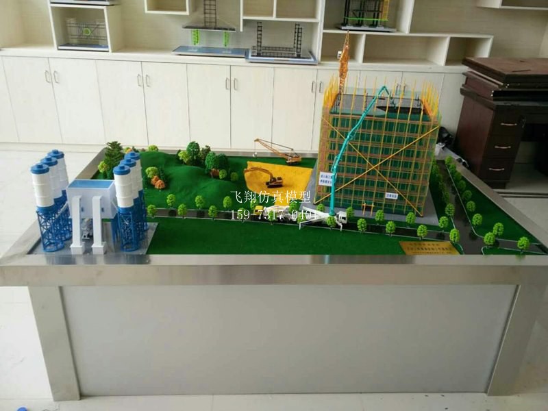 樓房建筑施工場(chǎng)景模型