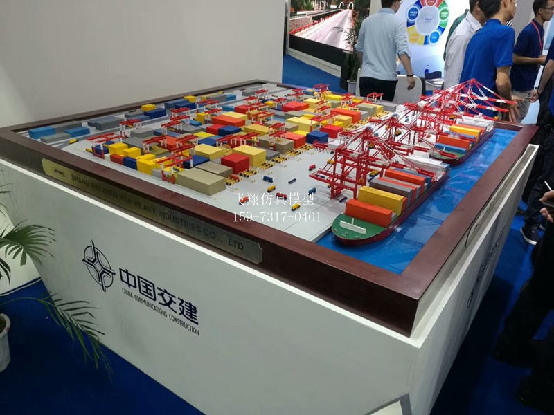 物流沙盤模型