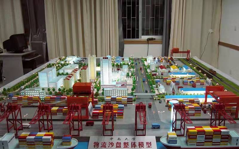 物流沙盤整體模型