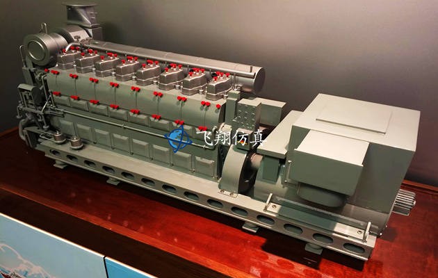 柴油發(fā)動機模型