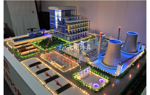 火力發(fā)電廠沙盤模型